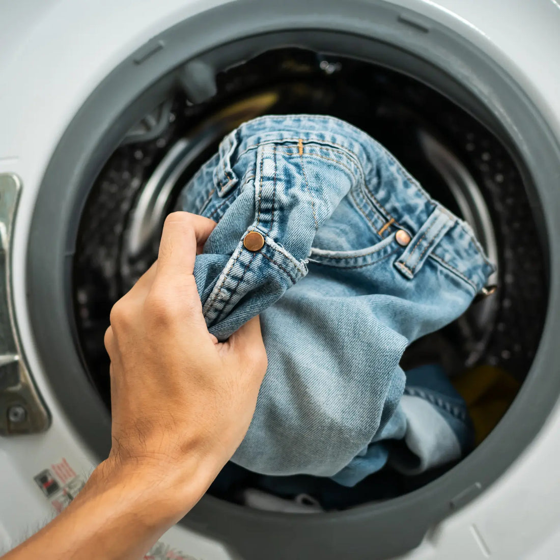 how to wash denim jeans for shorter men