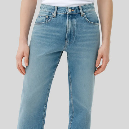 Amsterdam jeans light wash tapered fit designed for short men by Short Supply
