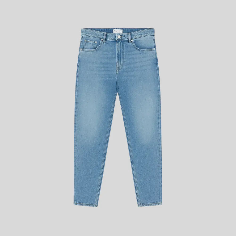Front View Of The Amsterdam Tapered Fit Jeans For Shorter Men